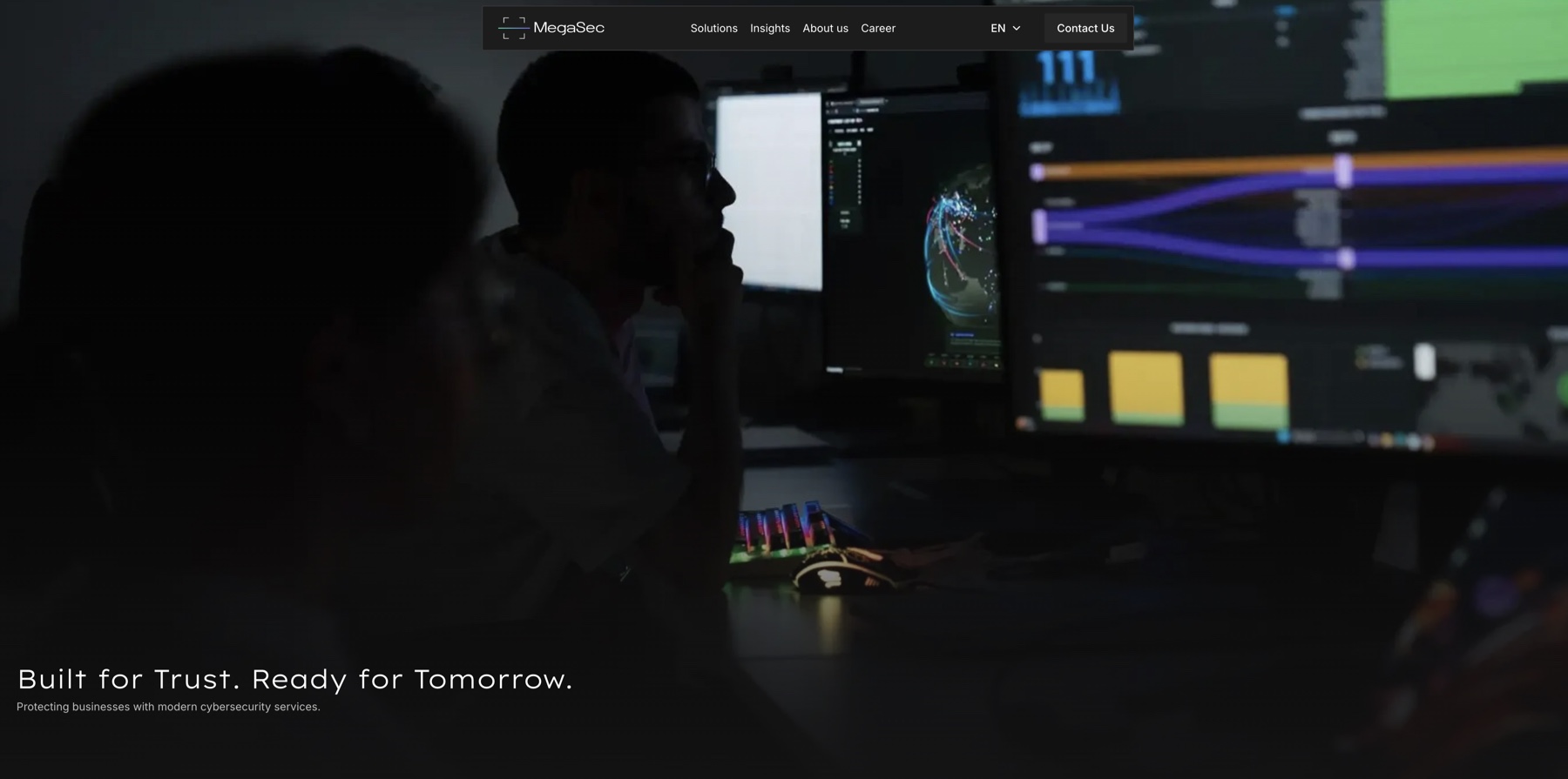 Built for Trust — security operations centre photograph